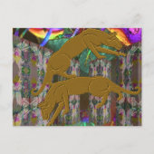 Cougar Fantasy Briefkaart (Voorkant)