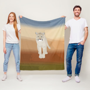 Cougar Fleece Blanket