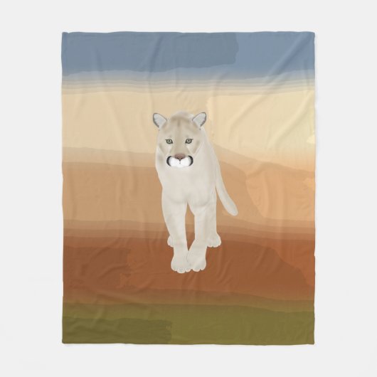 Cougar Fleece Blanket Deken (Voorkant)