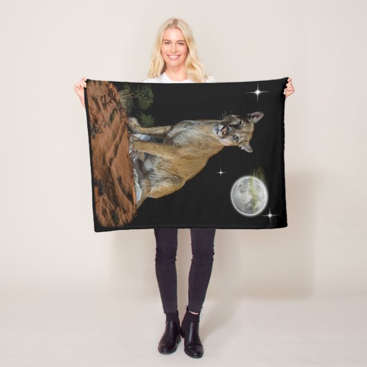 Cougar Fleece Deken (In situ)