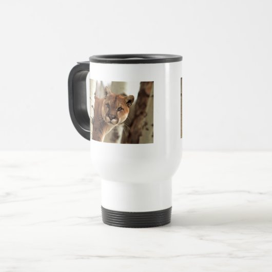 Cougar-foto Reisbeker (Voorkant links)