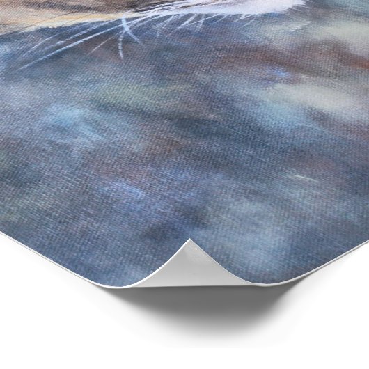 Cougar Gaze Fine Art Poster (Hoek)