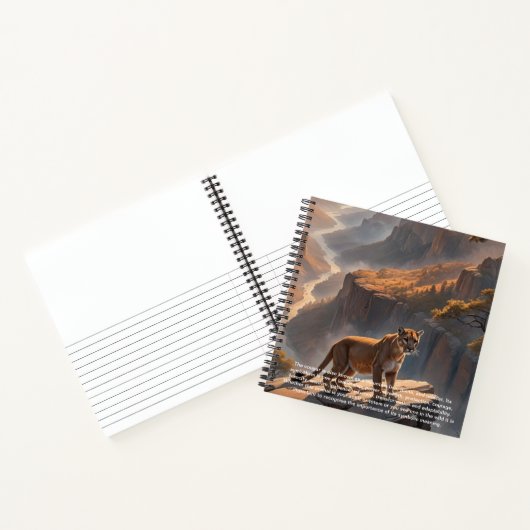 Cougar Hardcover Notitieboek (Binnen)