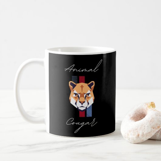 cougar head koffiemok (Met donut)