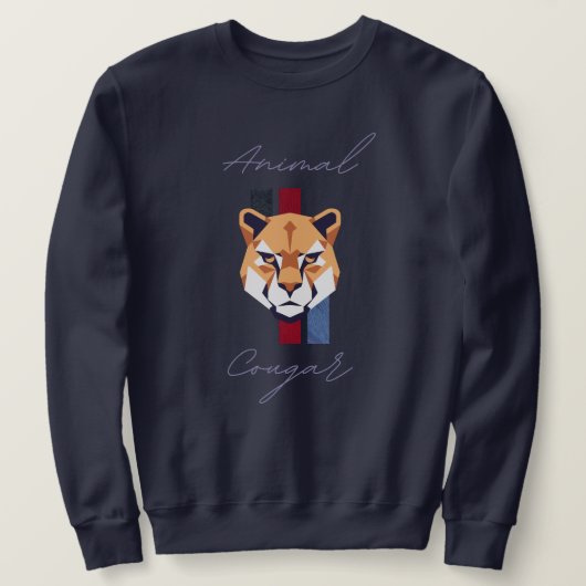 cougar head trui (Design voorkant)