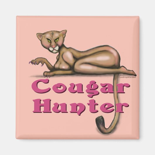 Cougar Hunter Magneet (Voorkant)