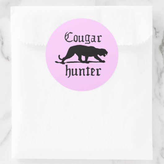 COUGAR HUNTER RONDE STICKER (Tas)