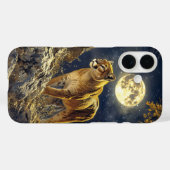 Cougar in de Moonlight Wildlife Art Case-Mate iPhone Case (Achterkant (horizontaal))