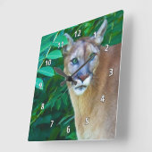 Cougar in de Oerwoud klok (Hoek)