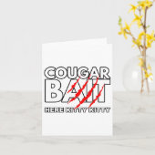 Cougar It Leuk Halloween Kostuum Oudere Vrouw Jong Kaart (Gele Bloem)