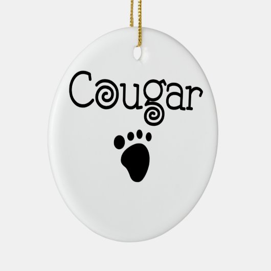Cougar Keramisch Ornament (Rechts)