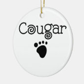 Cougar Keramisch Ornament (Links)
