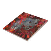 Cougar keramische Tegel Tegeltje (Zijkant)