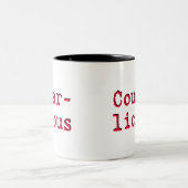 Cougar-licious Tweekleurige Koffiemok (Center)