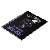 cougar live  notitieboek (Linkerzijde)