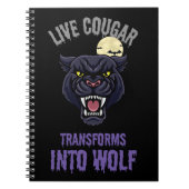 cougar live  notitieboek (Voorkant)