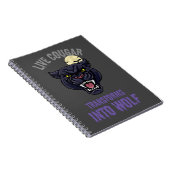 cougar live  notitieboek (Rechterzijde)