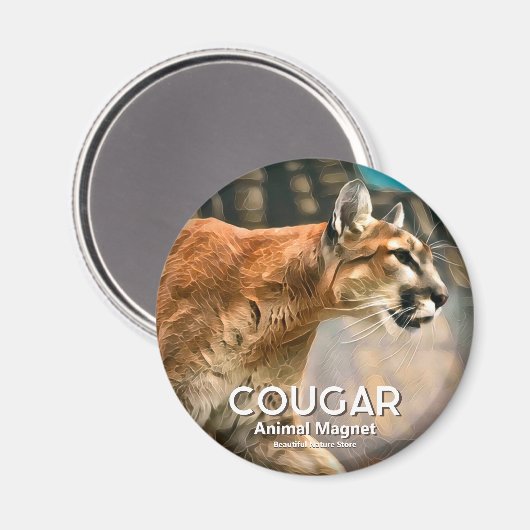 Cougar Magneet (Voorkant / Achterkant)