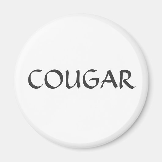 cougar magneet (Voorkant)