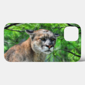 Cougar Mountain Lion en zomerdennen Case-Mate iPhone Case (Achterkant (horizontaal))