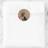Cougar - Mountain Lion Foto Ronde Sticker (Tas)