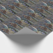 Cougar Mountain Lion Grote Kat Schilderen IV Cadeaupapier (Hoek)