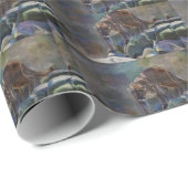 Cougar Mountain Lion Grote Kat Schilderen IV Cadeaupapier (Rol Hoek)