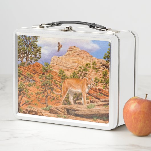 Cougar Mountain Lion in Zion National Park (In situ)