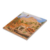 Cougar Mountain Lion in Zion National Park Tegeltje (Zijkant)