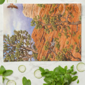 Cougar Mountain Lion in Zion National Park Theedoek (Gevouwen)