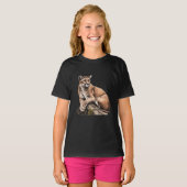 Cougar Mountain Lion Lover T-shirt (Voorkant volledig)