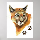 Cougar Mountain Lion Print (Voorkant)