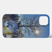 Cougar Mountain Lion & Winter Tree Case-Mate iPhone Case (Achterkant (horizontaal))