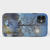 Cougar Mountain Lion & Winter Tree Case-Mate iPhone Case (Achterkant (horizontaal))