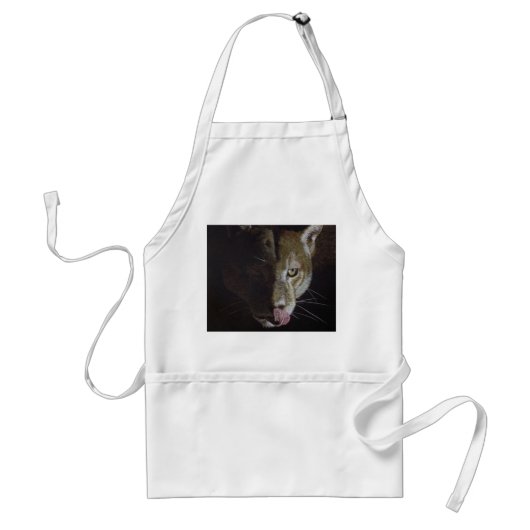 Cougar Night Standaard Schort (Voorkant)