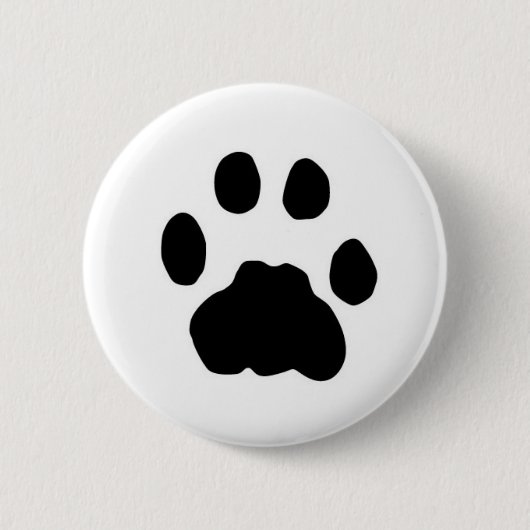 COUGAR PAW PRINT RONDE BUTTON 5,7 CM (Voorkant)