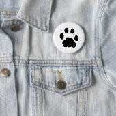 COUGAR PAW PRINT RONDE BUTTON 5,7 CM (In situ)