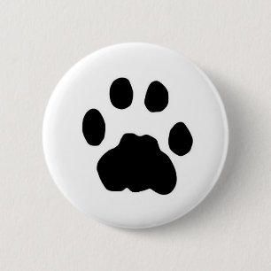 COUGAR PAW PRINT RONDE BUTTON 5,7 CM