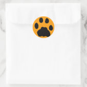 COUGAR PAW PRINT RONDE STICKER (Tas)
