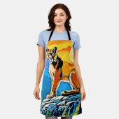 Cougar Peak: Mountain Majesty Art Schort (Gedragen)