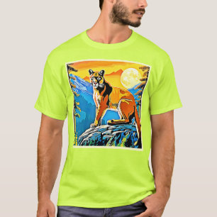 Cougar Peak: Mountain Majesty Art T-shirt