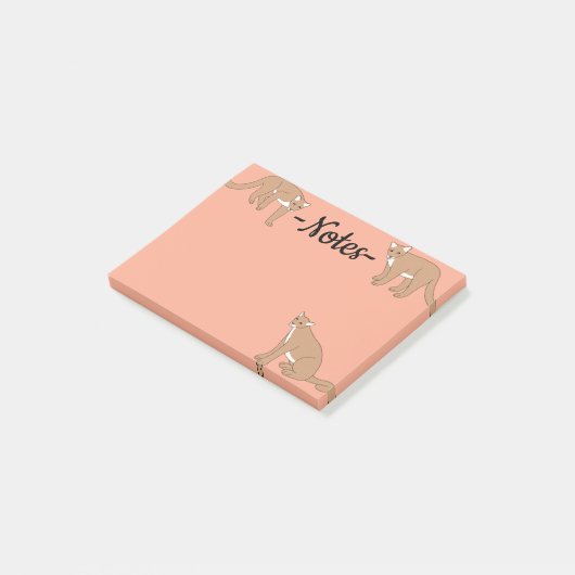 Cougar Post-it® Notes (Schuin)