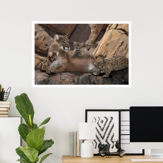 Cougar Poster (Thuiskantoor)