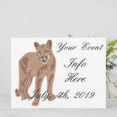 Cougar Puma Mountain Lion Thunder_Cove (Staand voorkant)