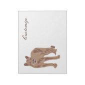 Cougar Puma Mountain Lion Thunder_Cove Notitieblok (Linkerzijde)