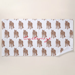 Cougar Puma Mountain Lion Thunder_Cove Strandlaken