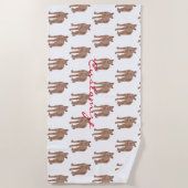 Cougar Puma Mountain Lion Thunder_Cove Strandlaken (Voorkant)