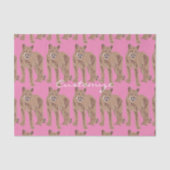 Cougar Puma Mountain Lion Thunder_Cove Tissuepapier (Voorkant)