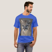 Cougar retro t-shirt (Voorkant volledig)