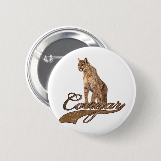 Cougar Ronde Button 5,7 Cm (Voorkant /achterkant)